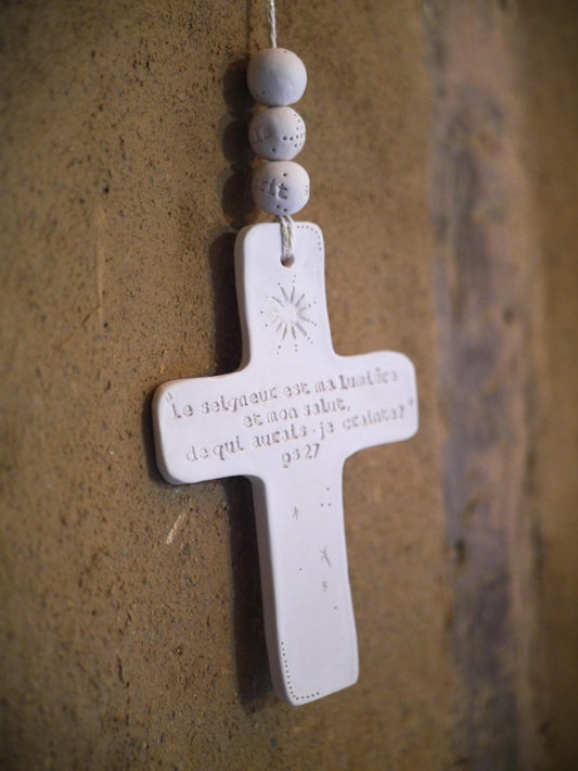 Ceramic wall cross