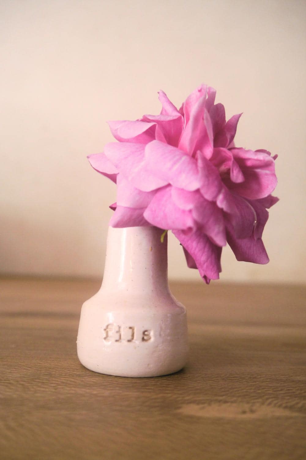 TRIO OF SACRED CANDLE HOLDERS, engraved with "father", "son", "holy spirit".