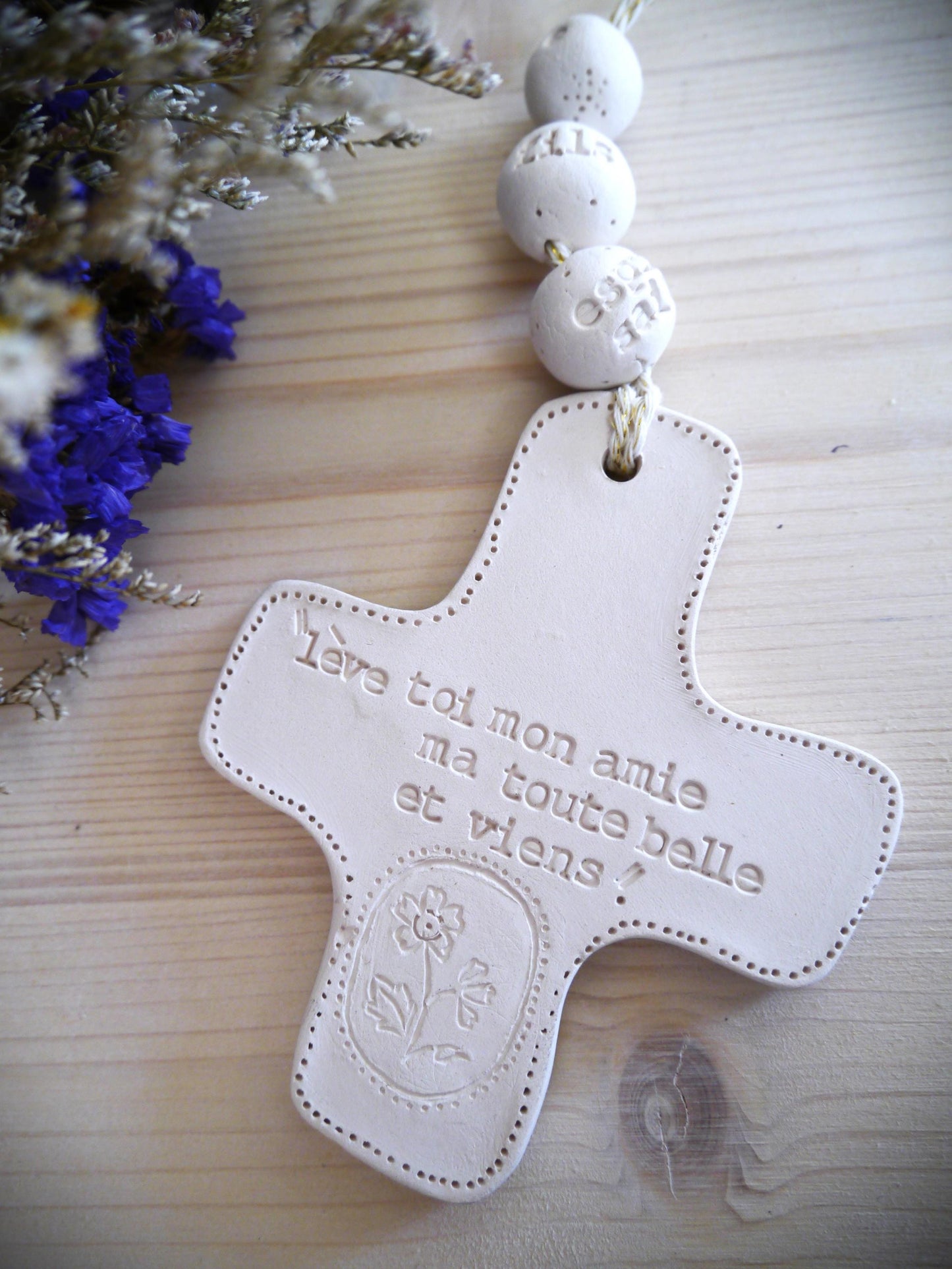 Ceramic cross for her