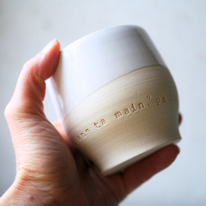 MORNING PRAYER CUP "My soul thirsts for you"