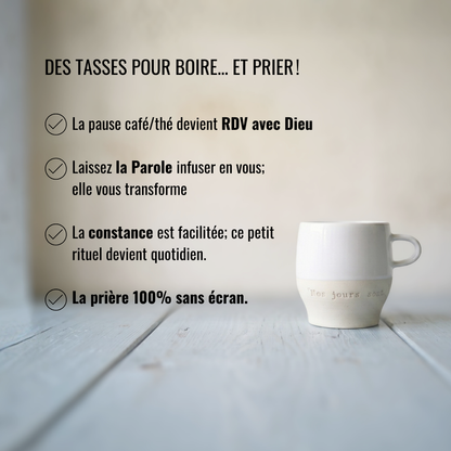 MORNING PRAYER CUP "My soul thirsts for you"