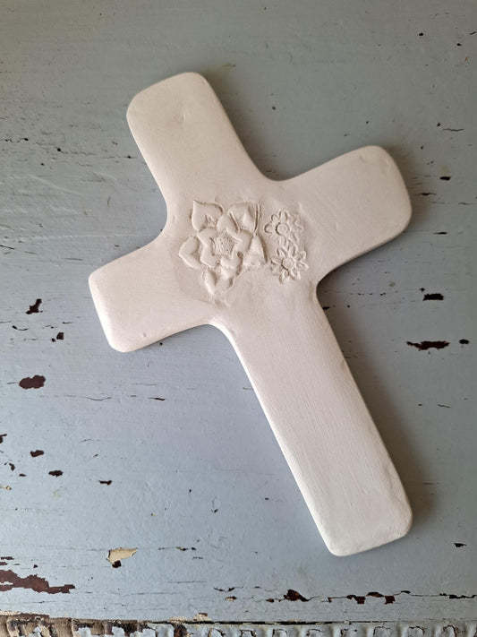 Ceramic wall cross