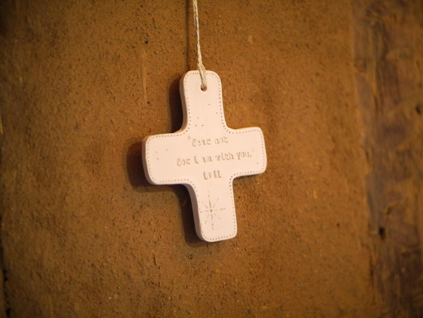 Ceramic wall cross