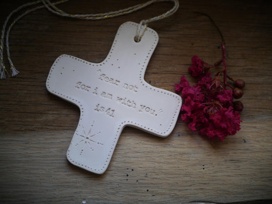 Ceramic wall cross
