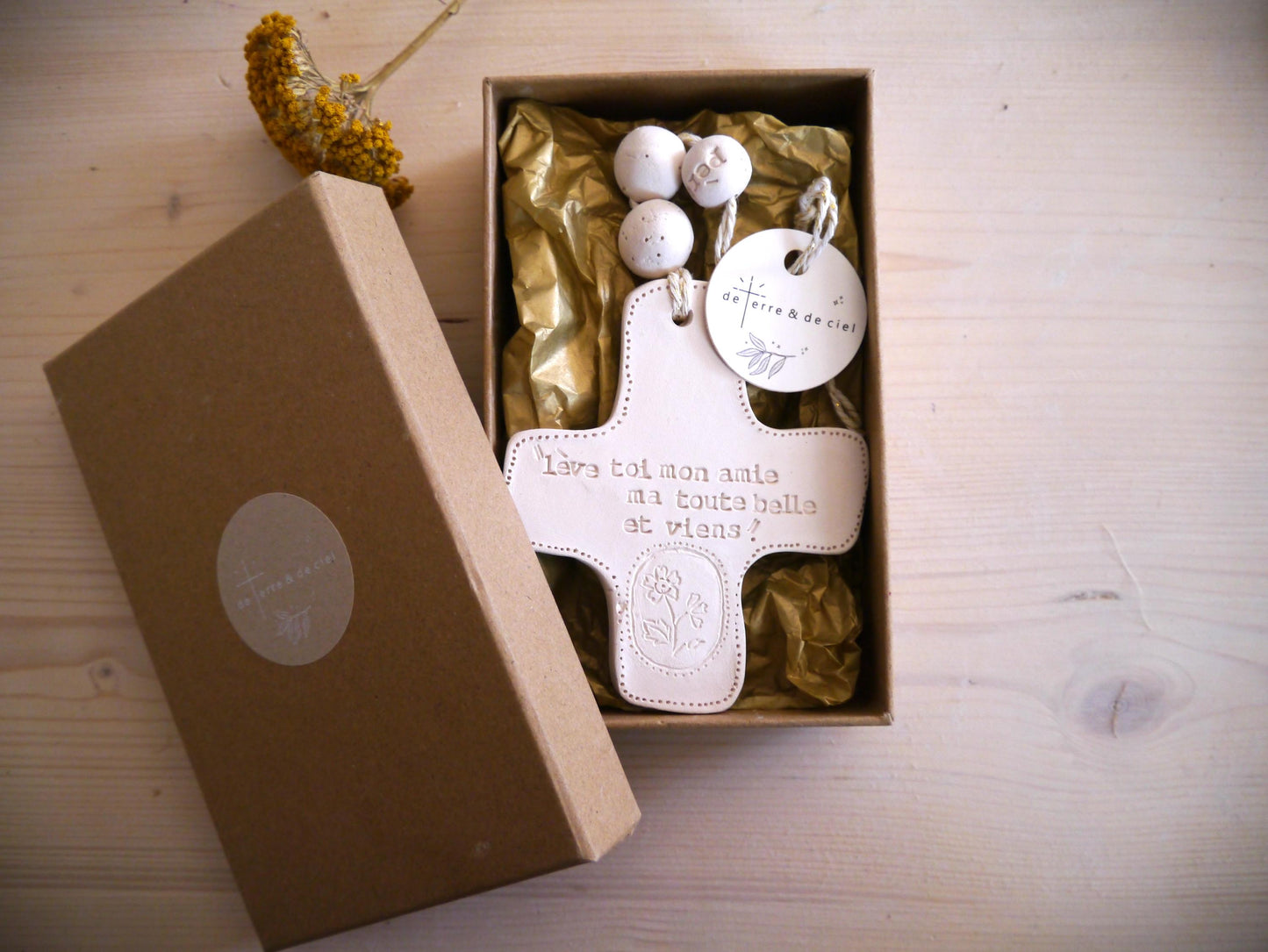 Ceramic cross for her