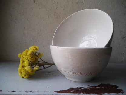 Morning Prayer Bowls Duo "God, you are my God, I seek you from the dawn" Psalm 62