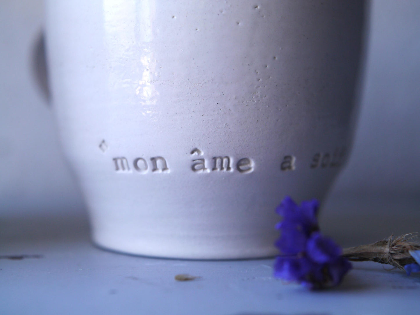 Morning Prayer Cups Duo, Psalm 62 "God, you are my God, I seek you from the dawn."