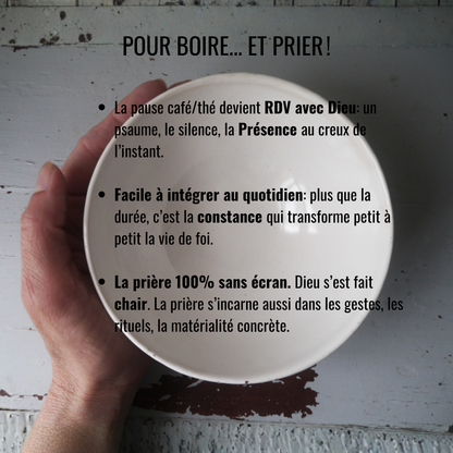 Morning Prayer Bowls Duo "God, you are my God, I seek you from the dawn" Psalm 62