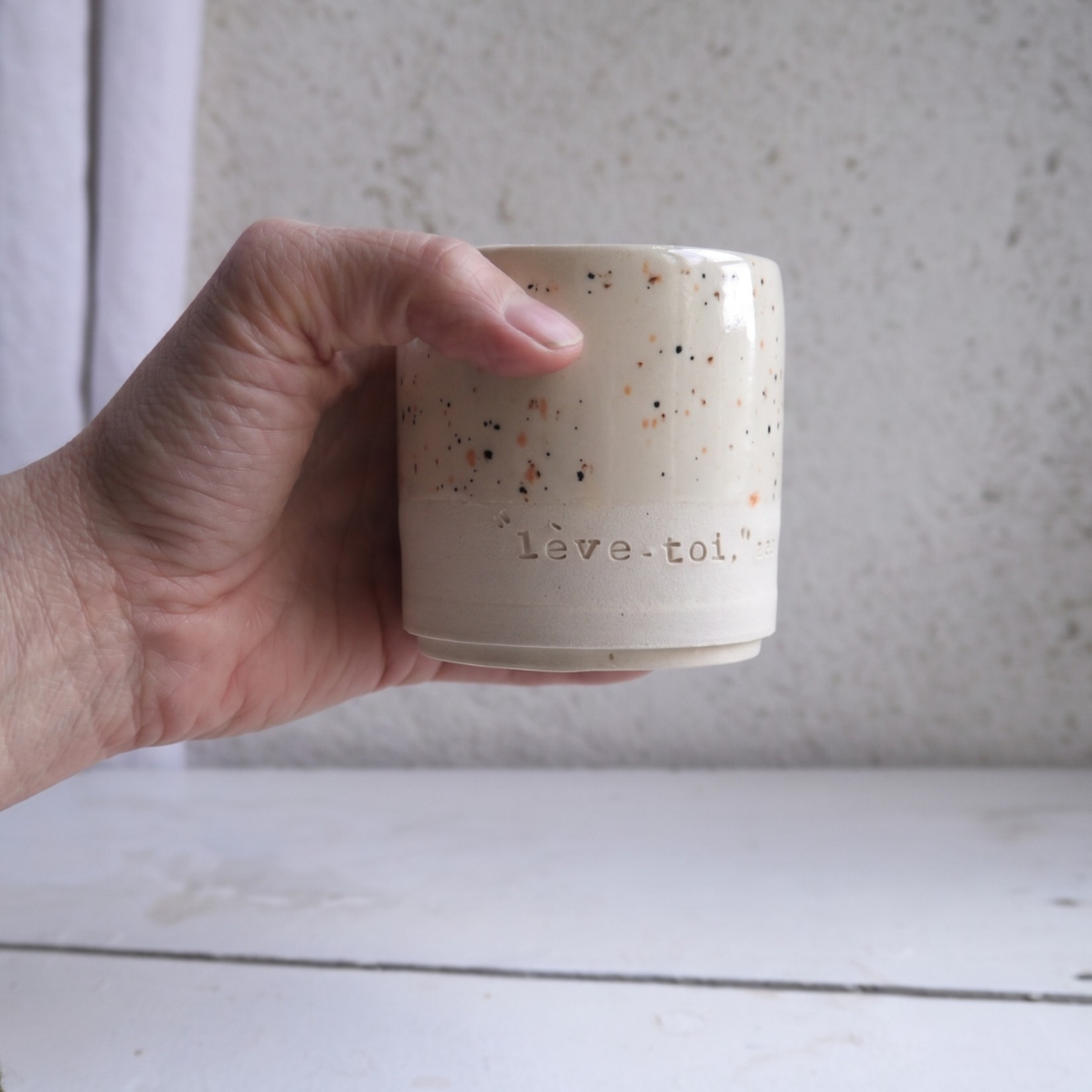 2 cups, PRAYER "God you are my God, I seek you from dawn...my soul thirsts for you" ps62