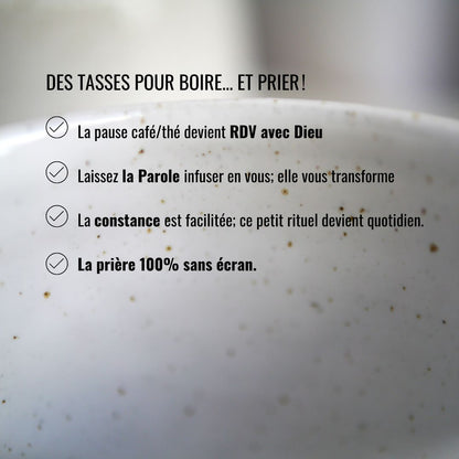 2 cups, PRAYER "God you are my God, I seek you from dawn...my soul thirsts for you" ps62