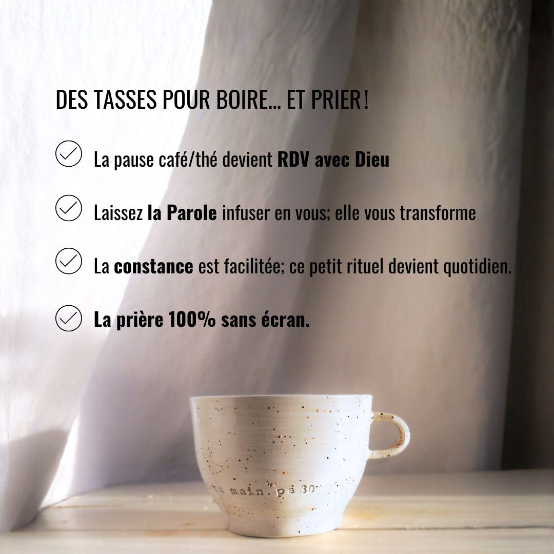 MORNING PRAYER CUP "My soul thirsts for you"