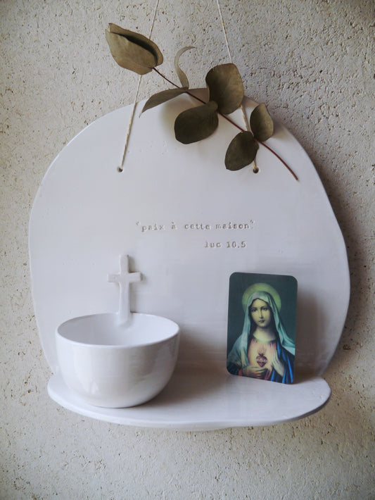 BENITIER NOEL: "Paix à cette maison..."Luc 10.5