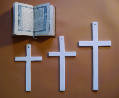 Croix céramique murale (moyenne)