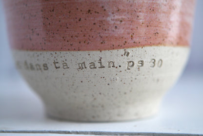 MORNING PRAYER CUP "My soul thirsts for you"