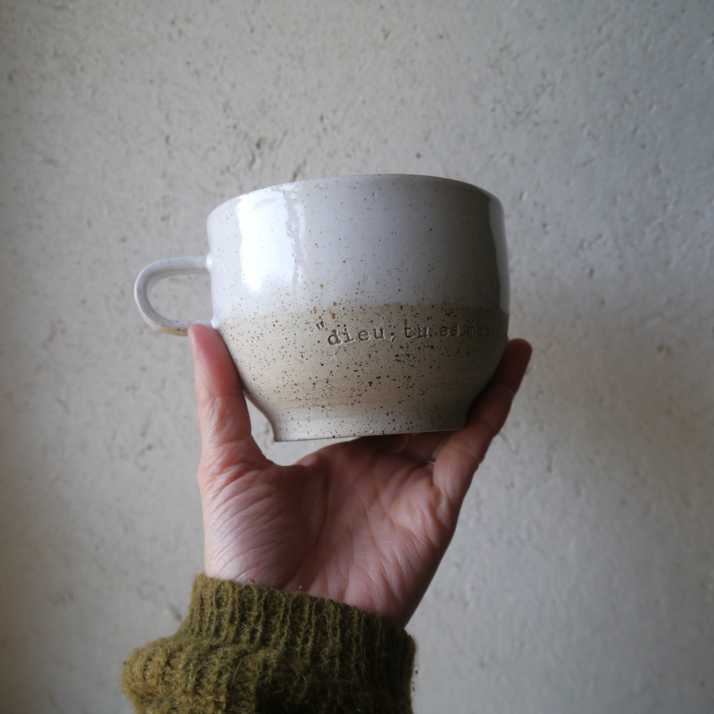 2 cups, PRAYER "God you are my God, I seek you from dawn...my soul thirsts for you" ps62