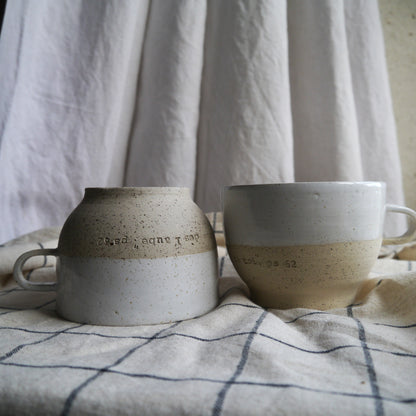 2 cups, PRAYER "God you are my God, I seek you from dawn...my soul thirsts for you" ps62