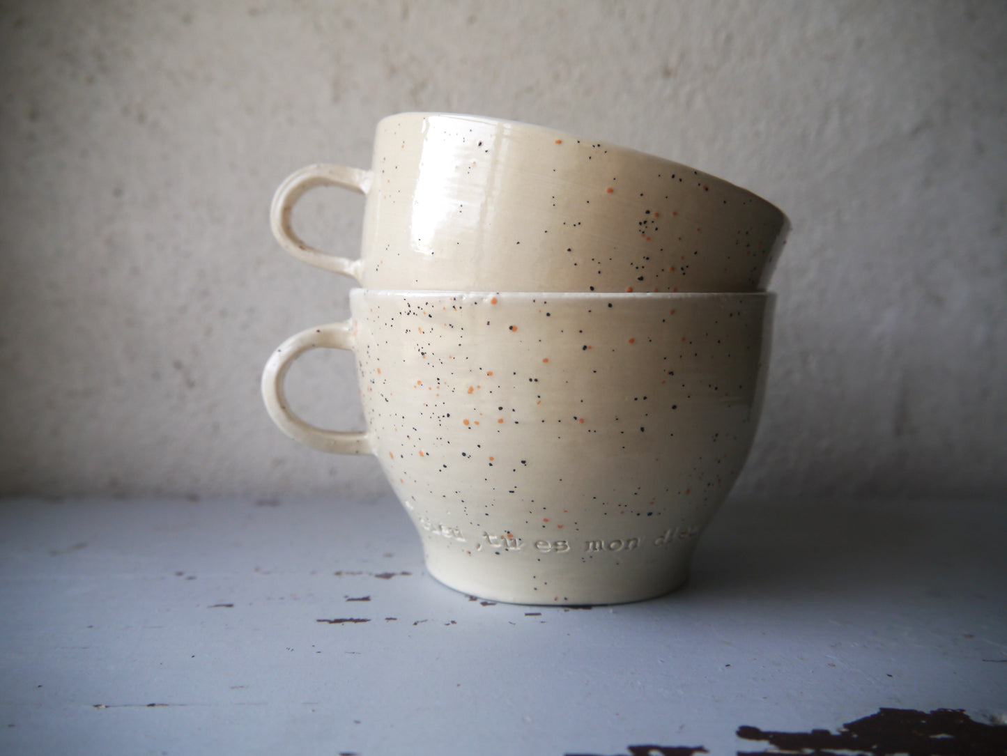 2 cups, PRAYER "God you are my God, I seek you from dawn...my soul thirsts for you" ps62