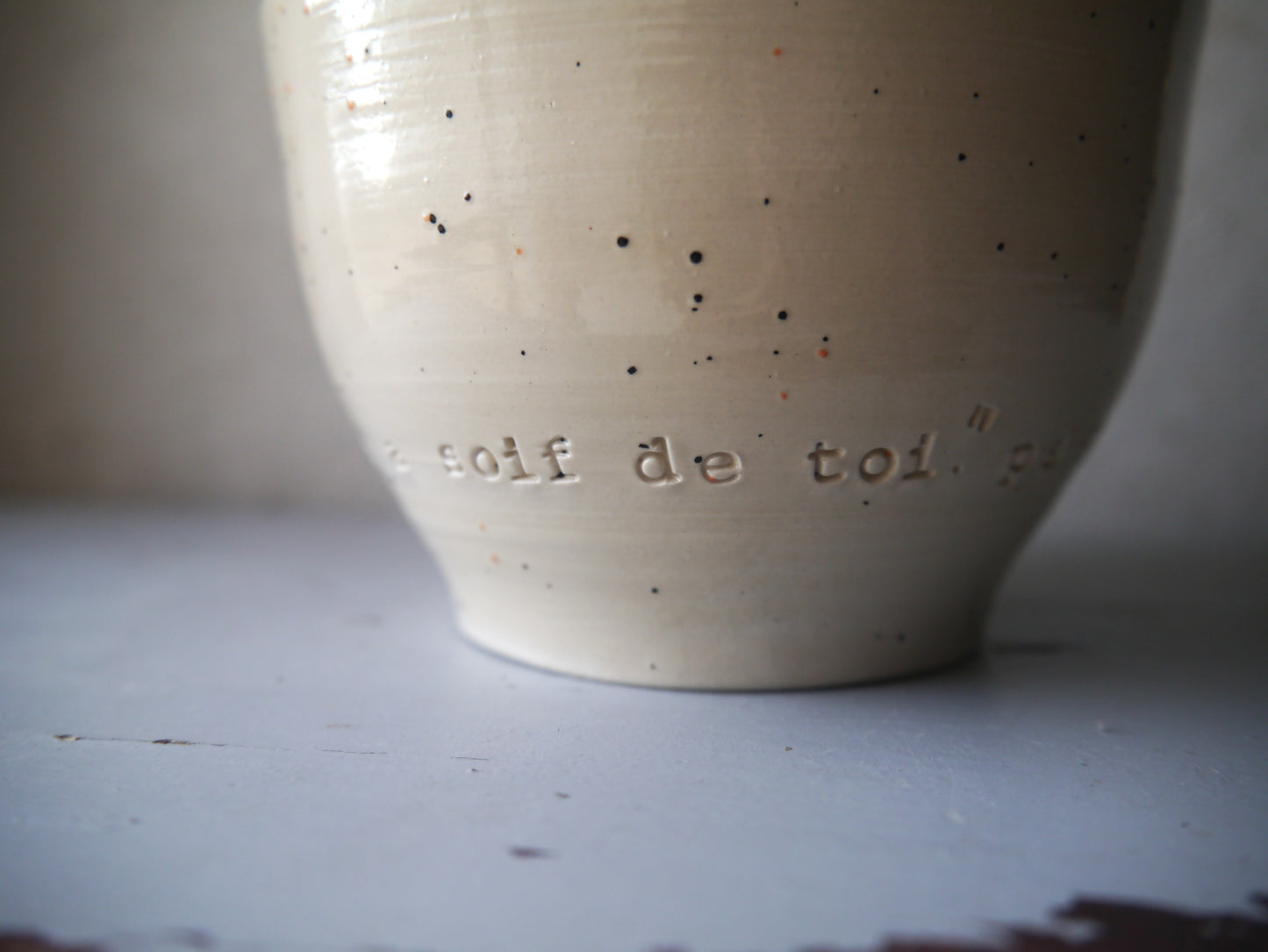 2 cups, PRAYER "God you are my God, I seek you from dawn...my soul thirsts for you" ps62