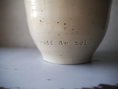 2 cups, PRAYER "God you are my God, I seek you from dawn...my soul thirsts for you" ps62