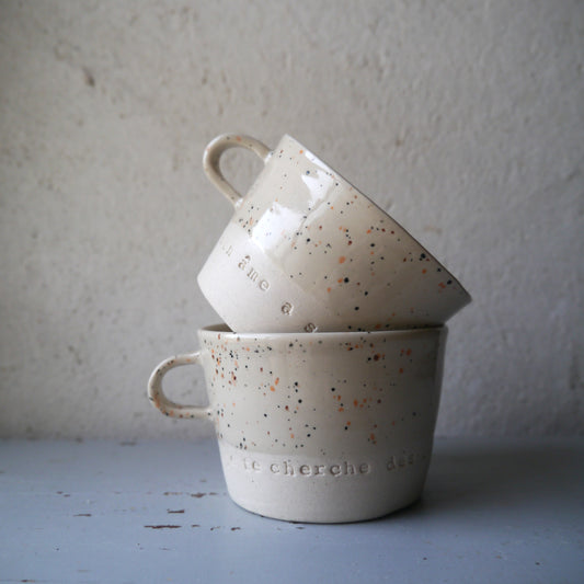 2 cups, PRAYER "God you are my God, I seek you from dawn...my soul thirsts for you" ps62