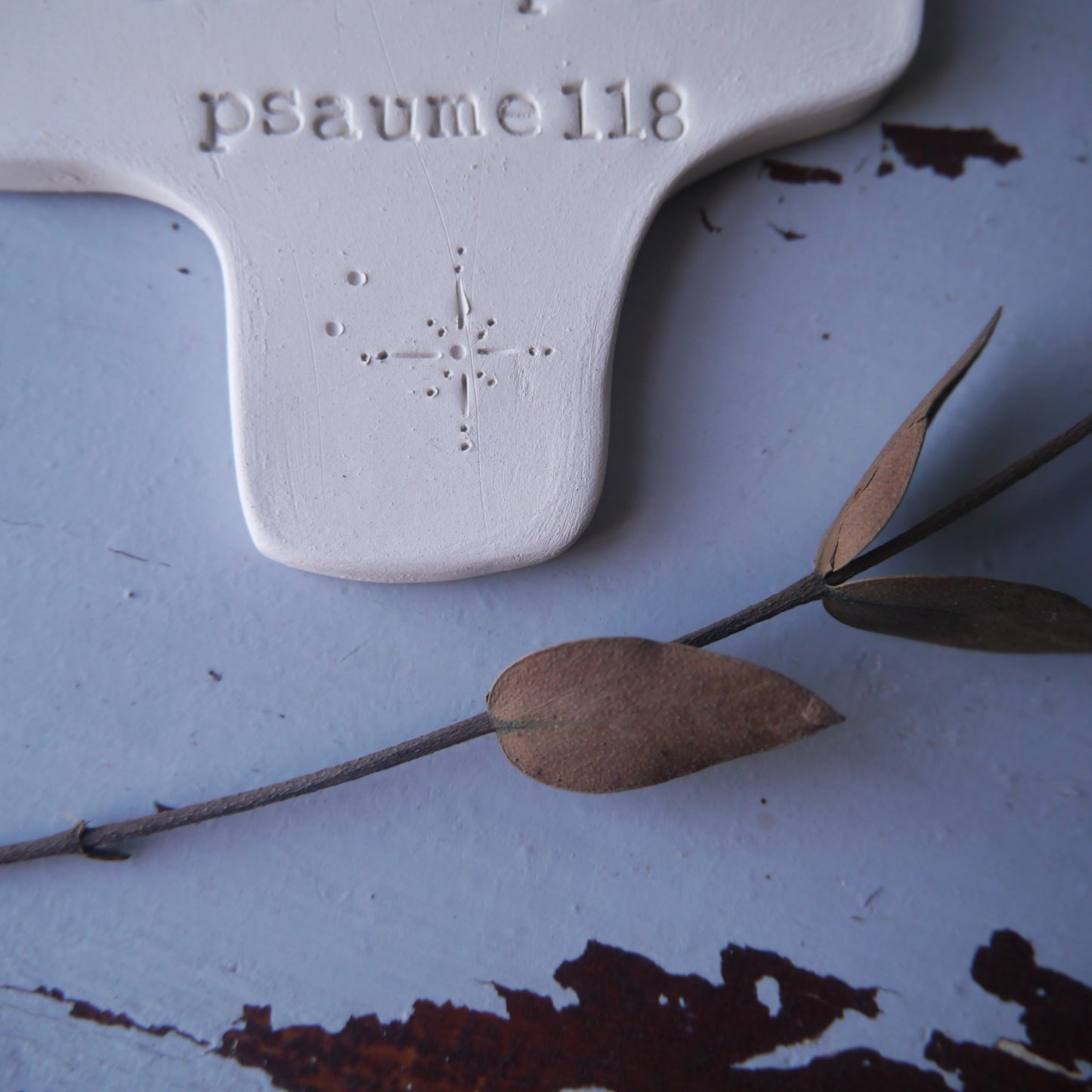 gift to offer for a baptism, cross inscribed with the Word (Bible), prayer corner, first communion, confirmation, customizable