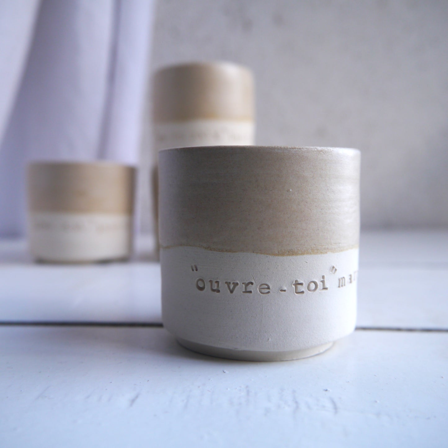 2 cups, PRAYER "God you are my God, I seek you from dawn...my soul thirsts for you" ps62