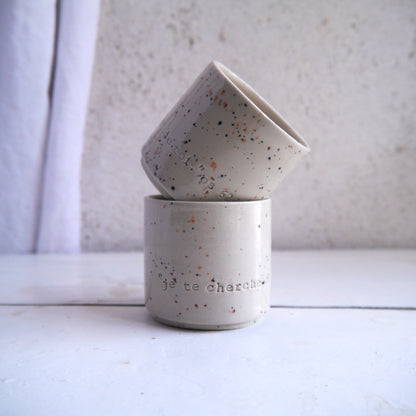 2 cups, PRAYER "God you are my God, I seek you from dawn...my soul thirsts for you" ps62