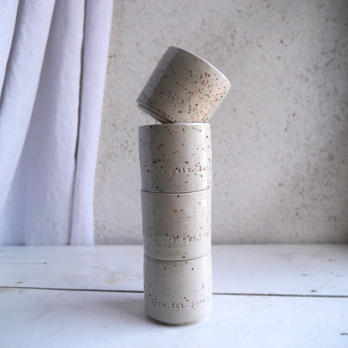 2 cups, PRAYER "God you are my God, I seek you from dawn...my soul thirsts for you" ps62