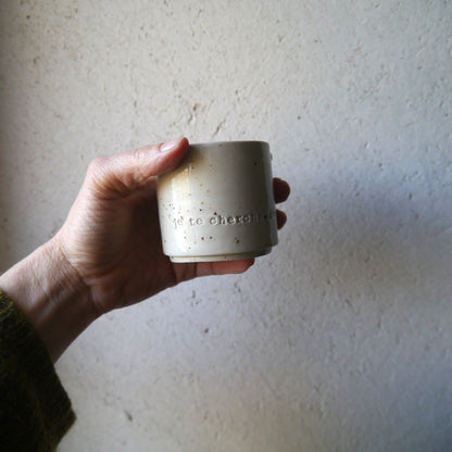 2 cups, PRAYER "God you are my God, I seek you from dawn...my soul thirsts for you" ps62