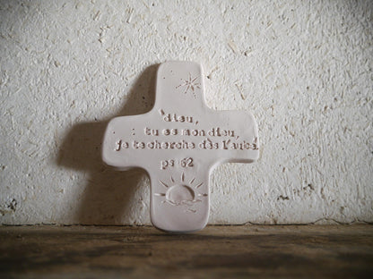 Ceramic wall cross