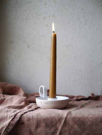 RITUAL PRAYER CANDLE HOLDER "I am the light of the world" John 9