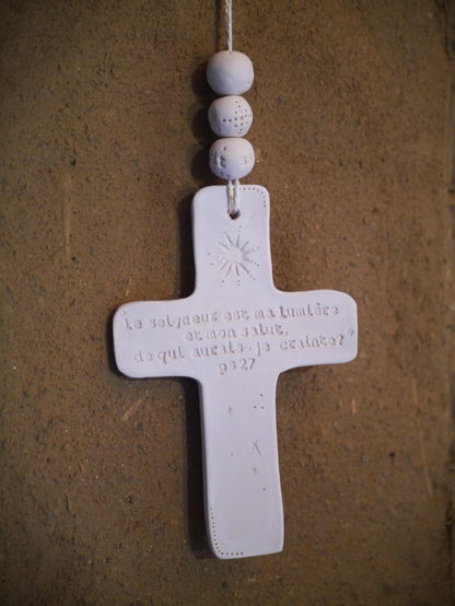 Ceramic wall cross