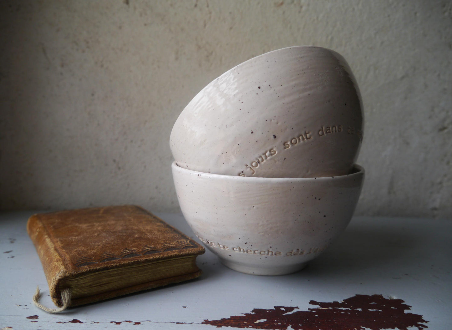 Morning Prayer Bowls Duo "God, you are my God, I seek you from the dawn" Psalm 62