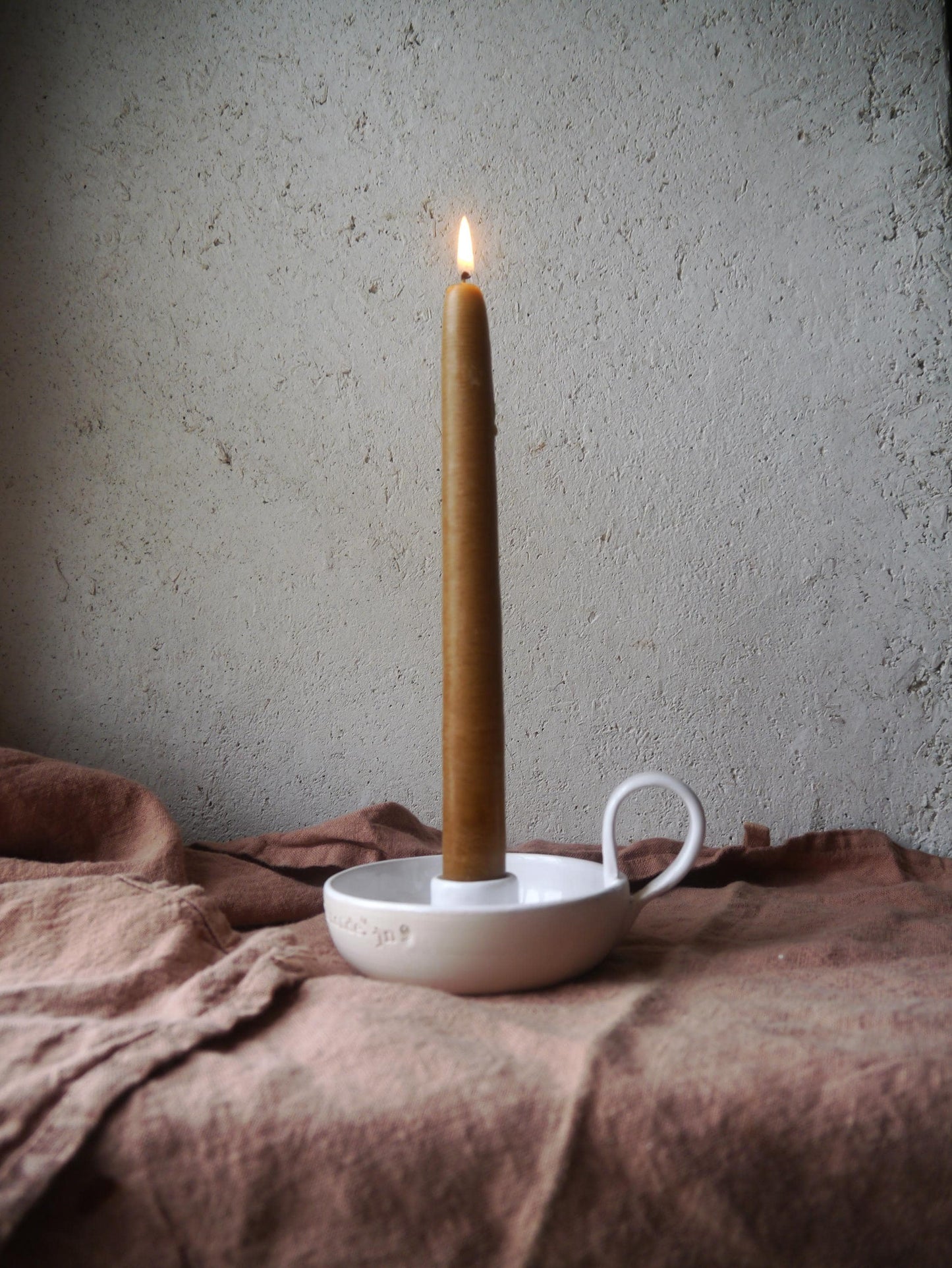 RITUAL PRAYER CANDLE HOLDER "I am the light of the world" John 9